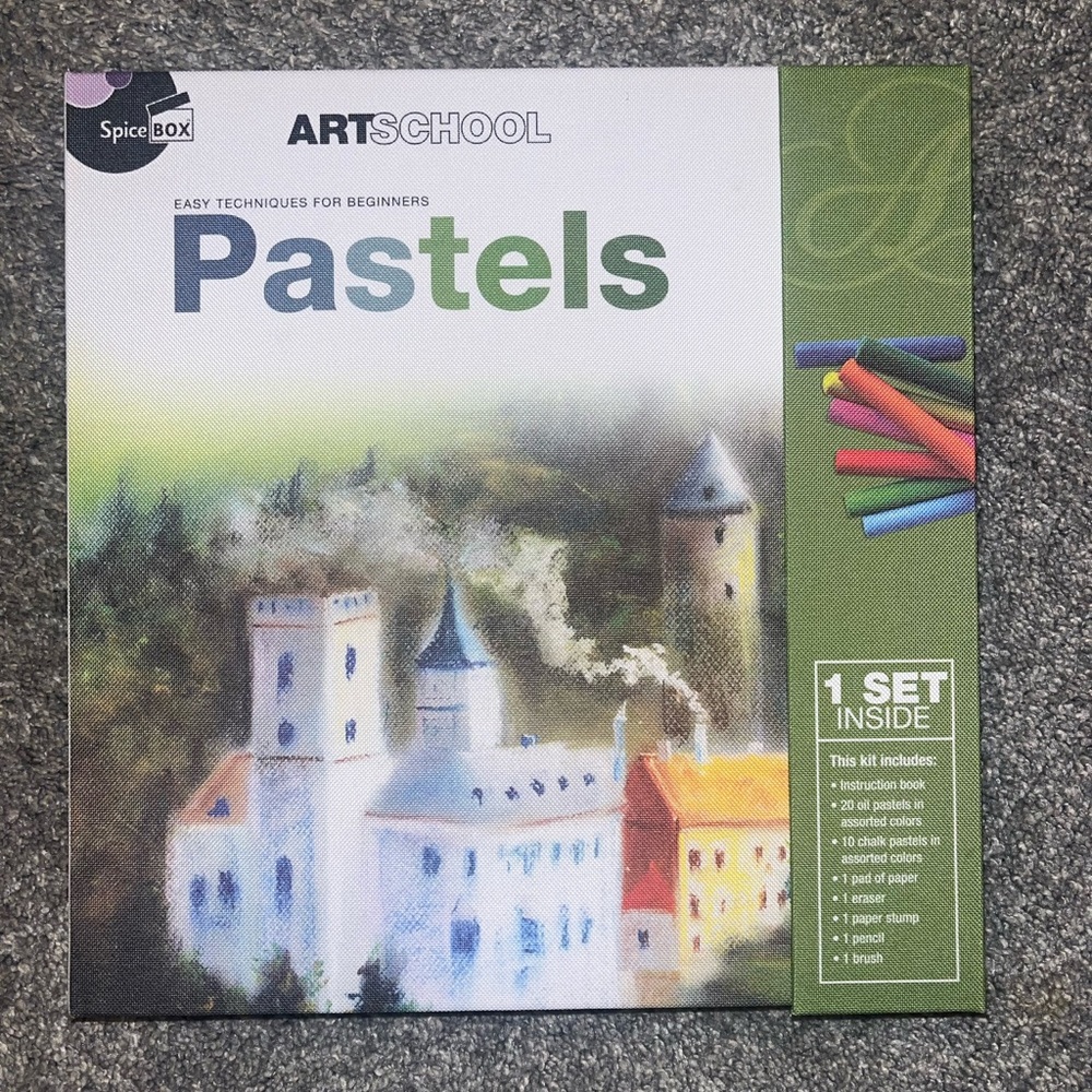 Art School Pastels Kit by Spice Box (New in Box)